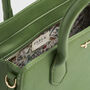 Green Garden Floral Structured Tote Bag Medium, thumbnail 8 of 8