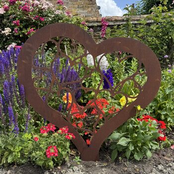 Heart Garden Decoration Present Gift For Her Mum Him Dad Lover Wife Girlfriend Boyfriend Husband, 8 of 10