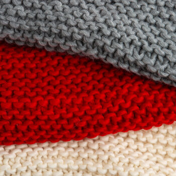 Christmas Blanket Beginner Knitting Kit, 4 of 10