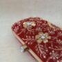 Indian Red Rectangular Clutch Bag, thumbnail 7 of 10