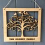 Small Family Tree Wall Art, thumbnail 1 of 4