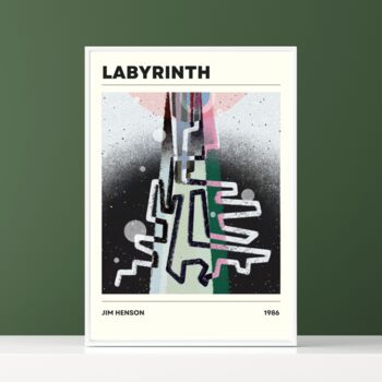 Jim Henson Labyrinth Movie Inspired Art Print Bowie, 2 of 2