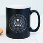 King's Coronation Official Emblem Black Mug, thumbnail 1 of 2
