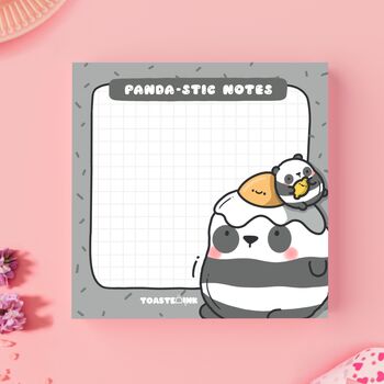 Panda Sticky Notes | Cute Stationery, 4 of 5