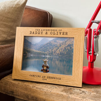 Personalised Daddy And Me Adventure Photo Frame Gift, 9 of 9