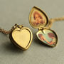 Personalised Vintage Heart Locket Necklace, thumbnail 4 of 9