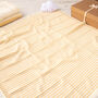 Unisex Yellow Stripy Hoodie And Blanket Gift Set, thumbnail 5 of 12