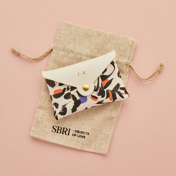 Personalised Abstract Animal Print Card + Coin Purse, 3 of 6