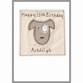 Personalised Dog Birthday Card For Her, 3 of 12
