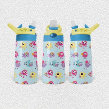 Spring Monster Kids Personalised Water Bottle, 3 of 5