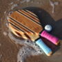 'The Constantine' Personalised Wooden Beach Bat Set, thumbnail 3 of 10