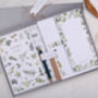 Personalised Green Botanical Desk Stationery Gift Box, thumbnail 1 of 6