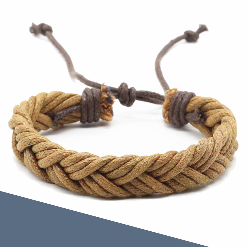 Brown Rope Bracelet By Oliver Twist Designs
