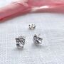Sterling Silver Horse Head Stud Earrings On 'Just A Girl Who Loves Horses' Gift Card, thumbnail 5 of 11