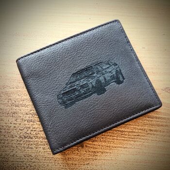 Your Car Personalised Men's Billfold Wallet, 6 of 6