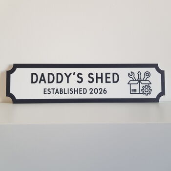 Daddy's Shed Personalised Sign, 2 of 2