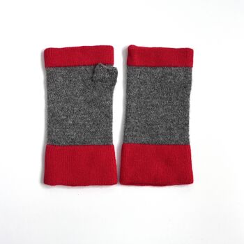 Pure Cashmere Wrist Warmers Gift For Her, 3 of 3