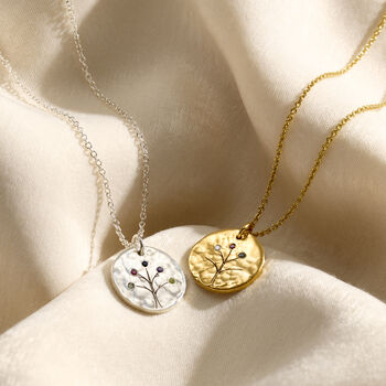 Personalised Birthstone Family Tree Necklace, 5 of 8
