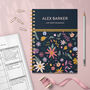 Personalised Flowers Combined Diary And Notebook, thumbnail 1 of 10