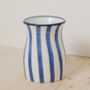 Blue Mediterranean Striped Jar, thumbnail 2 of 4