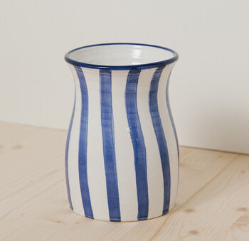 Blue Mediterranean Striped Jar, 2 of 4
