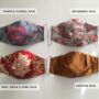 Festive Upcycled Silk Lined Cotton Face Mask, thumbnail 4 of 12