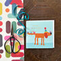 Gold Foiled Dog Birthday Card, thumbnail 4 of 5