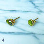 Tara Gold Stud Earrings, thumbnail 5 of 12