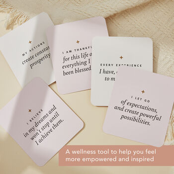 Everyday Affirmation Cards With Beech Wood Stand, 10 of 10