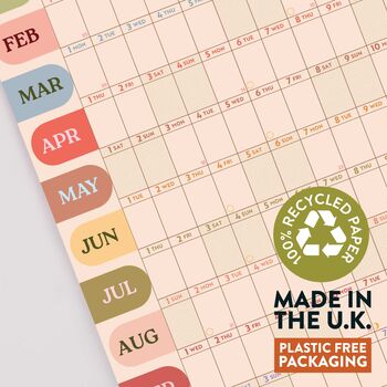 2027 Wall Planner | Landscape | Boho Arches, 3 of 4