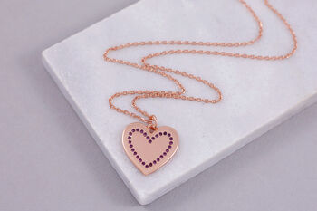 Personalised Heart Charm Necklace, 6 of 6