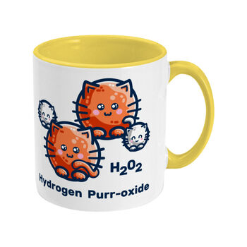 Hydrogen Purr Oxide Chemistry Pun Mug, 5 of 7