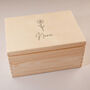 Personalised Birth Flower Memory Box Birthday Gift For Women, thumbnail 8 of 12