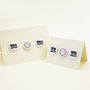 Personalised 'Mr' And 'Mrs' Badge Card, thumbnail 3 of 7