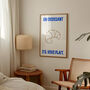 Un Croissant French Coffee Kitchen Giclée Art Print, thumbnail 2 of 6
