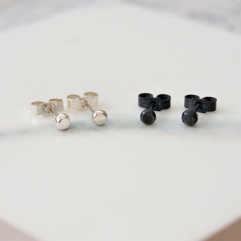 Tiny Dot Sterling Silver Stud Earrings, 5 of 6