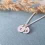 Sterling Silver Celebration Initial Necklace, thumbnail 2 of 5