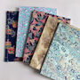 Japanese Journal Washi Medium Blue Tea Ware Bags, thumbnail 4 of 8
