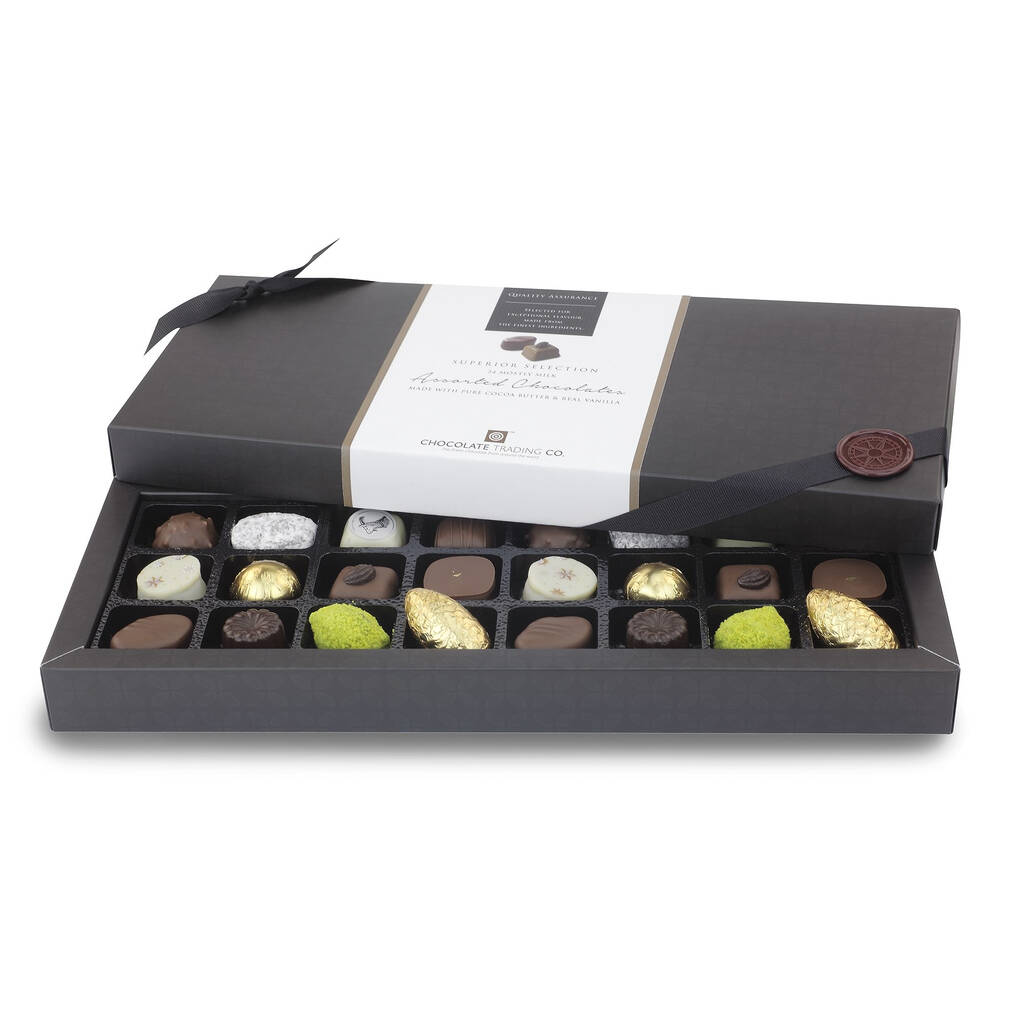 Superior Selection Mostly Milk Chocolate Gift Box By The Chocolate ...