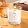 Happy You And Me Day Anniversary Scented Candle Gift For Him And Her, thumbnail 3 of 7
