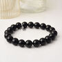 Black Obsidian Affinity Gemstone Bracelet, thumbnail 1 of 4