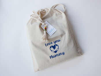 Personalised Handwoven Tea Towel Gift Set For Mother, 5 of 11