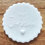 Personalised Baby Shower Debosser Cookie Stamp Cake Toppers, thumbnail 4 of 6