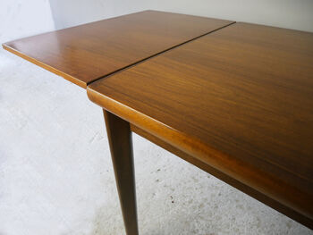 Mid Century Modern Danish Dining Table By Am Mobler, 9 of 9