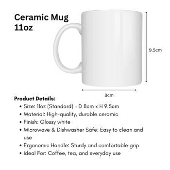 Personalised Cycling Mug – Custom Chibi Character, Perfect Gift For Cyclists, 9 of 9