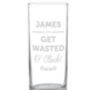 Personalised Its…O Clock Hi Ball Glass, thumbnail 3 of 4