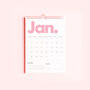 Pink 2024 Calendar, thumbnail 2 of 4