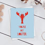 You're My Lobster Valentines Card, thumbnail 1 of 2