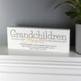 Personalised Grandchildren Wooden Sign, thumbnail 4 of 4