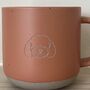 Cockapoo/ Cavapoo/ Maltipoo Engraved Orange Ceramic Tea/ Coffee Mug, thumbnail 4 of 8